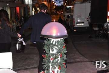 Telde da la bienvenida a la Navidad con el encendido de la decoración callejera/TA y Francisco Javier Santana.